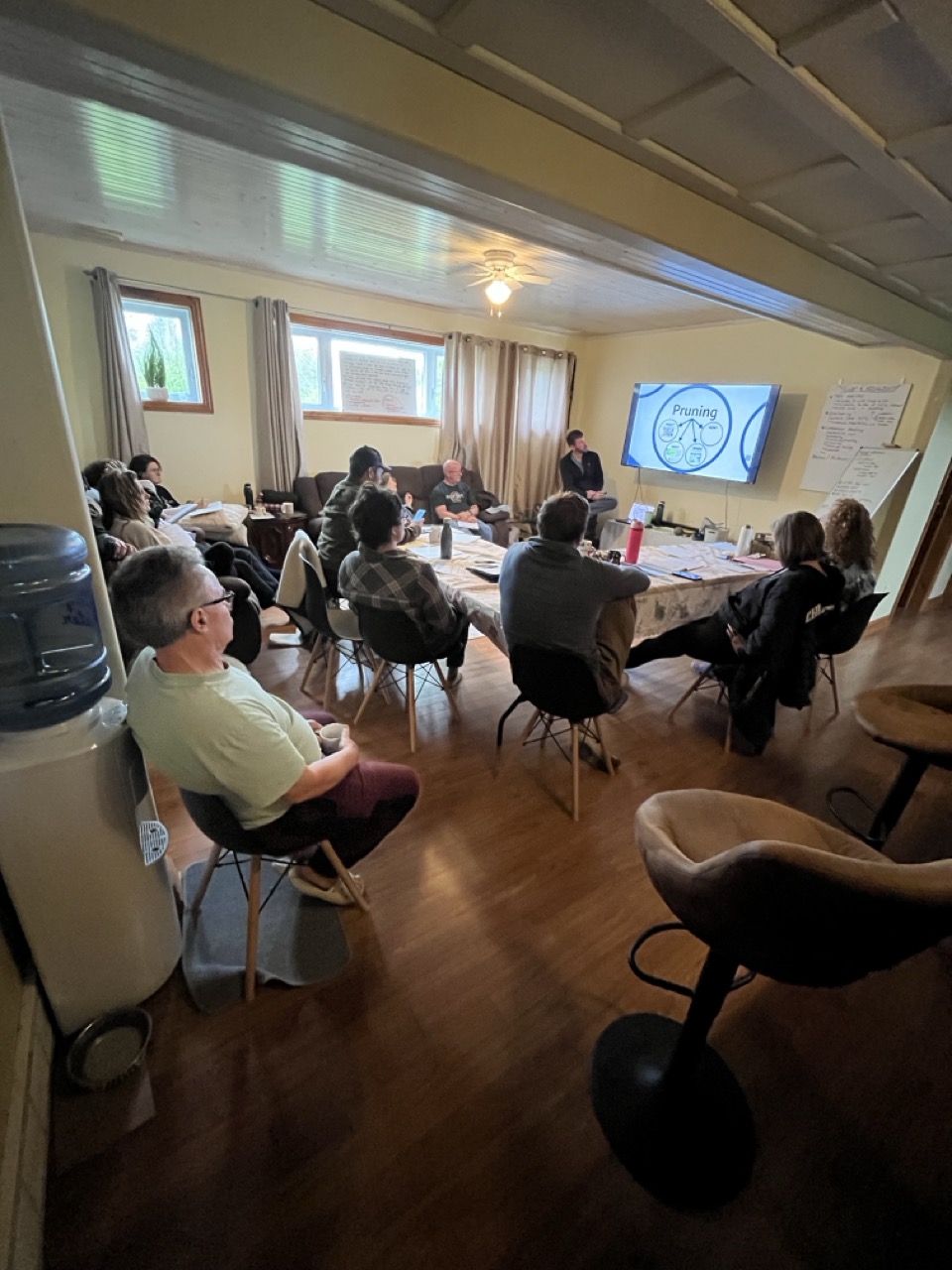 Workshop in the living room